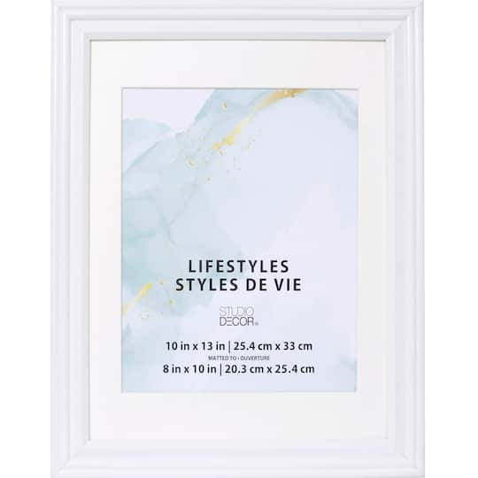 6 Pack: White 8" x 10" Frame with Mat, Lifestyles™ by Studio Décor®